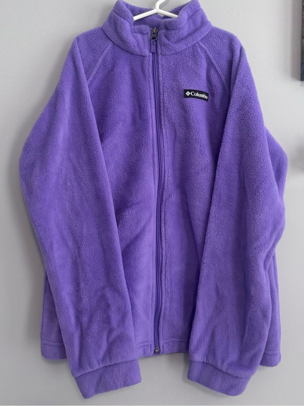 Columbia Lavender Girls Full-Zip Fleece Jacket